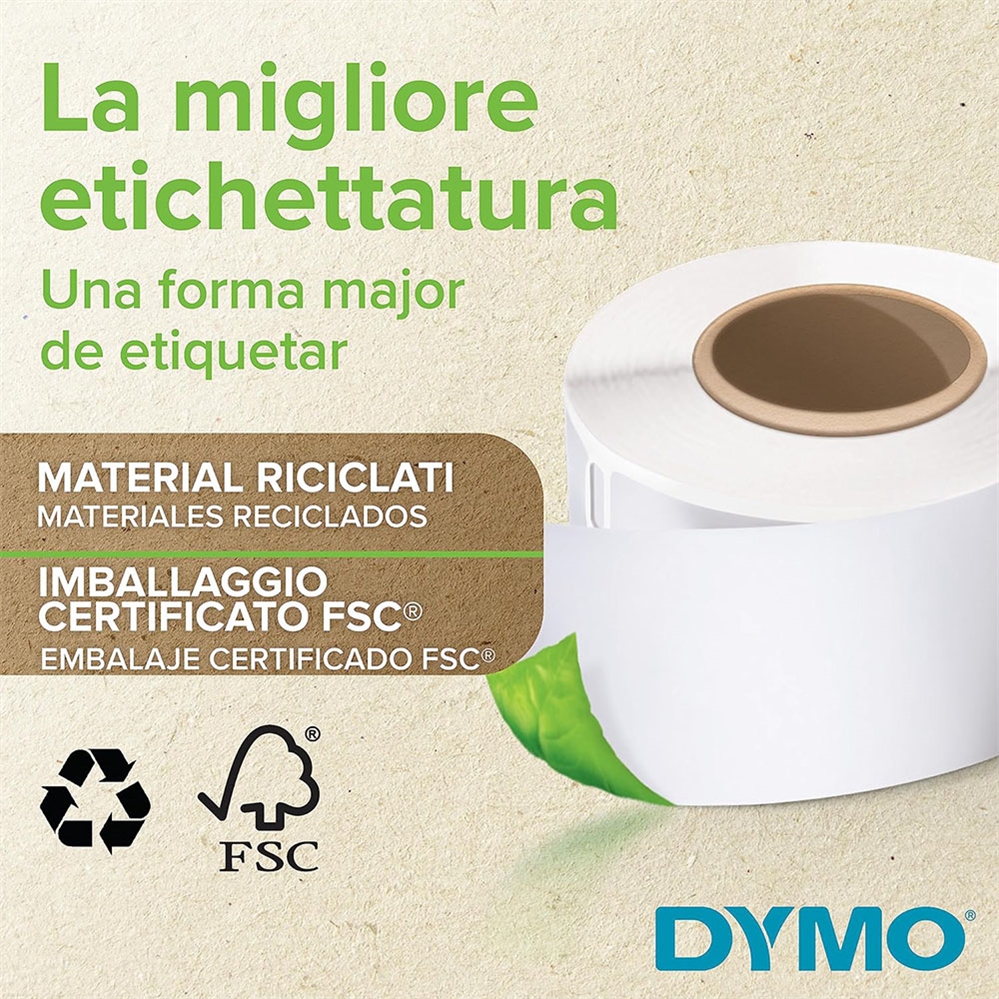 Dymo LW Rotolo etichette 25x54 mm, 500 etichette