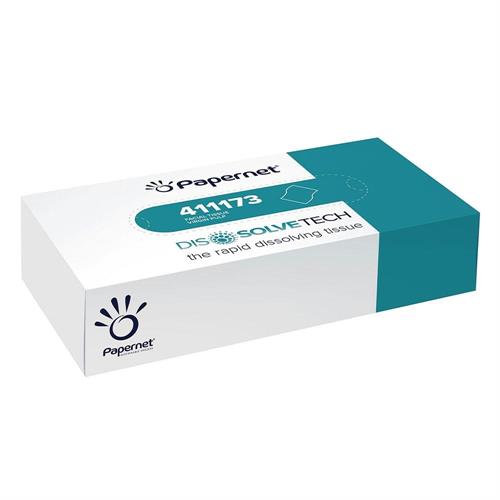 Papernet Veline facciali cosmetiche Dissolvetech, 100 pezzi