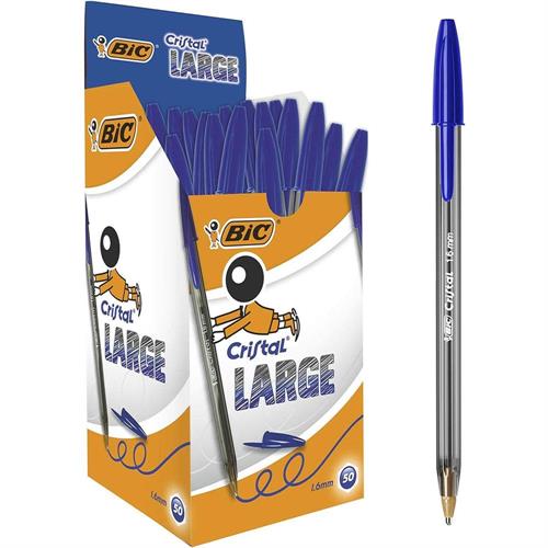 Bic® Penna a sfera Punta large 1.6 mm, colore blu